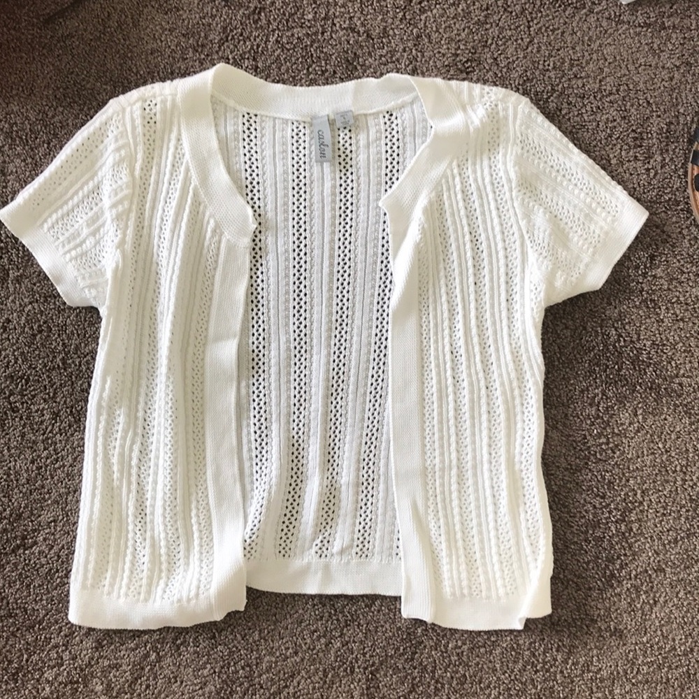 Caslon open knit cardigan